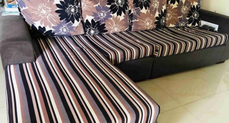 Damro L Shape Sofa Set For Sale