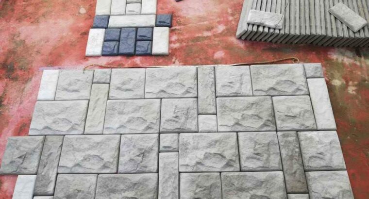 Concrete wall tiles