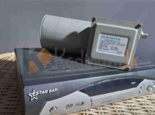 Star Sat-digital Satellite Receiver & Eurostar Lnb (Used)