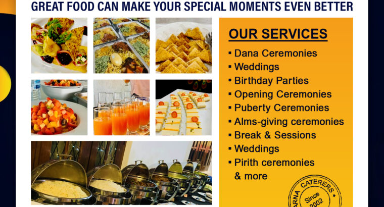 Great Foods For Your Special Moments