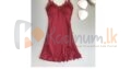 Lace Satin Silk Night Dress