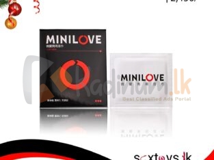 Mini Love scrub delay hand wipe wet tissues