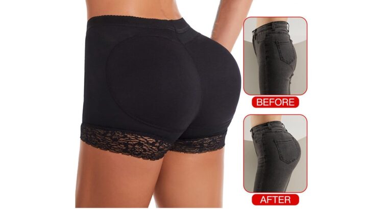 Buttock butt lifter padded shorts